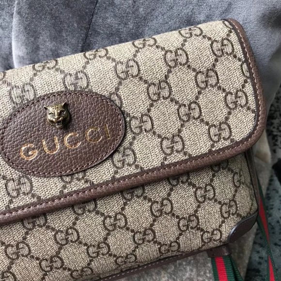 Gucci GG Belt Shoulder Bag Grey - Picture 5 of 7